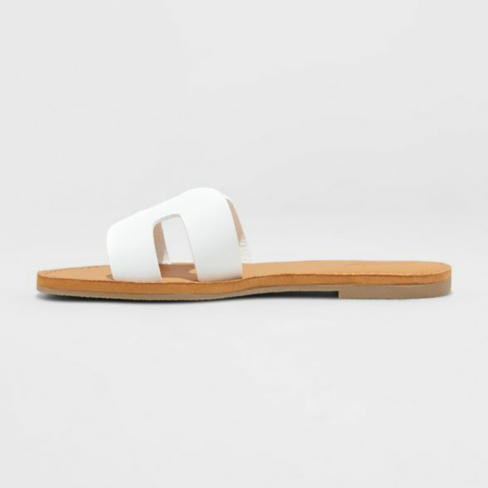 Universal Thread White and Tan Sandals - Picture 2 of 5
